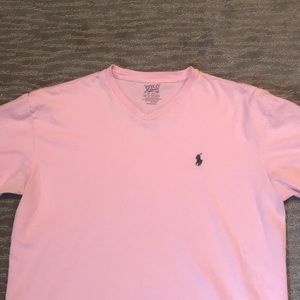 Polo v-neck tee